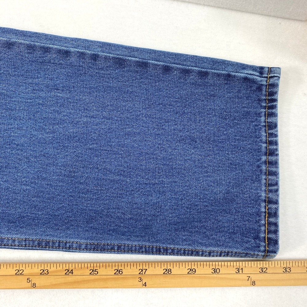 Levis 550 Straight Leg Jeans Mens Size 36 x 32.5 Blue Medium Wash Denim‎ Pants - Picture 11 of 12